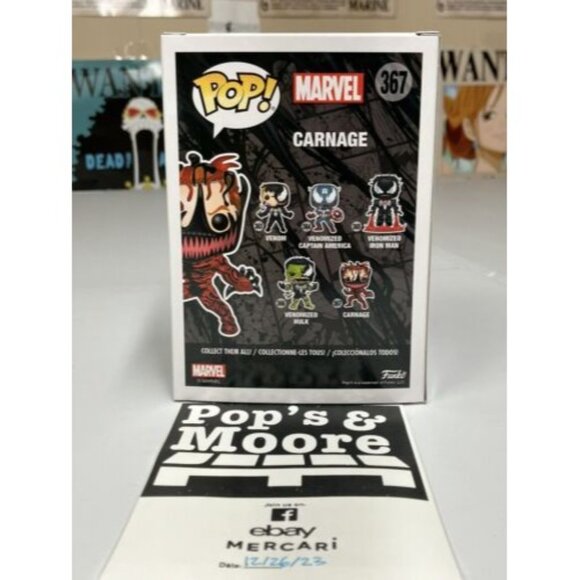 Funko Pop! Marvel Venom: Carnage 367 Vinyl Figure Brand new - Picture 3 of 8